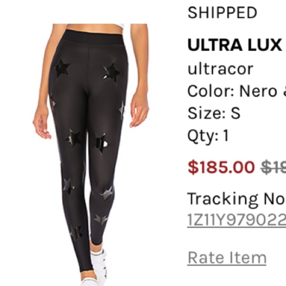 leggings. ONLY WORN TO TRY ON